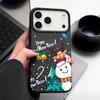Christmas Tree Gift Phone Case For iPhone 17 Air 16e 16 15 14 Pro Max 13 12 Pro Max 11 16 15 14 Plus Leather Texture Soft Silicone Cover