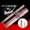1 Paar Sticks 5A Holzspitze Gleichmäßiges Gewicht und Tonhöhe Amerikanische Drumsticks Gleichmäßiges Gewicht und Tonhöhe Amerikanische Hickory Drumsticks
