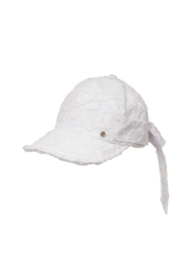 Beulaunhaes Back Ribbon Wire Cap - Blanc