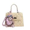 Small Pu Lattice Texture Handbag For Summer Urban Casual Women
