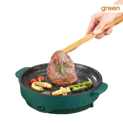 Kleine Elektrische pfanne haushalts grill pfanne antihaft-multifunktions pfanne BBQ party Koreanische Pfanne Gebraten pfannkuchen Grill Elektrische Backen