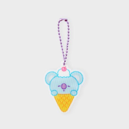 BT21 Klíčenka s lentikulární edicí v cloudu