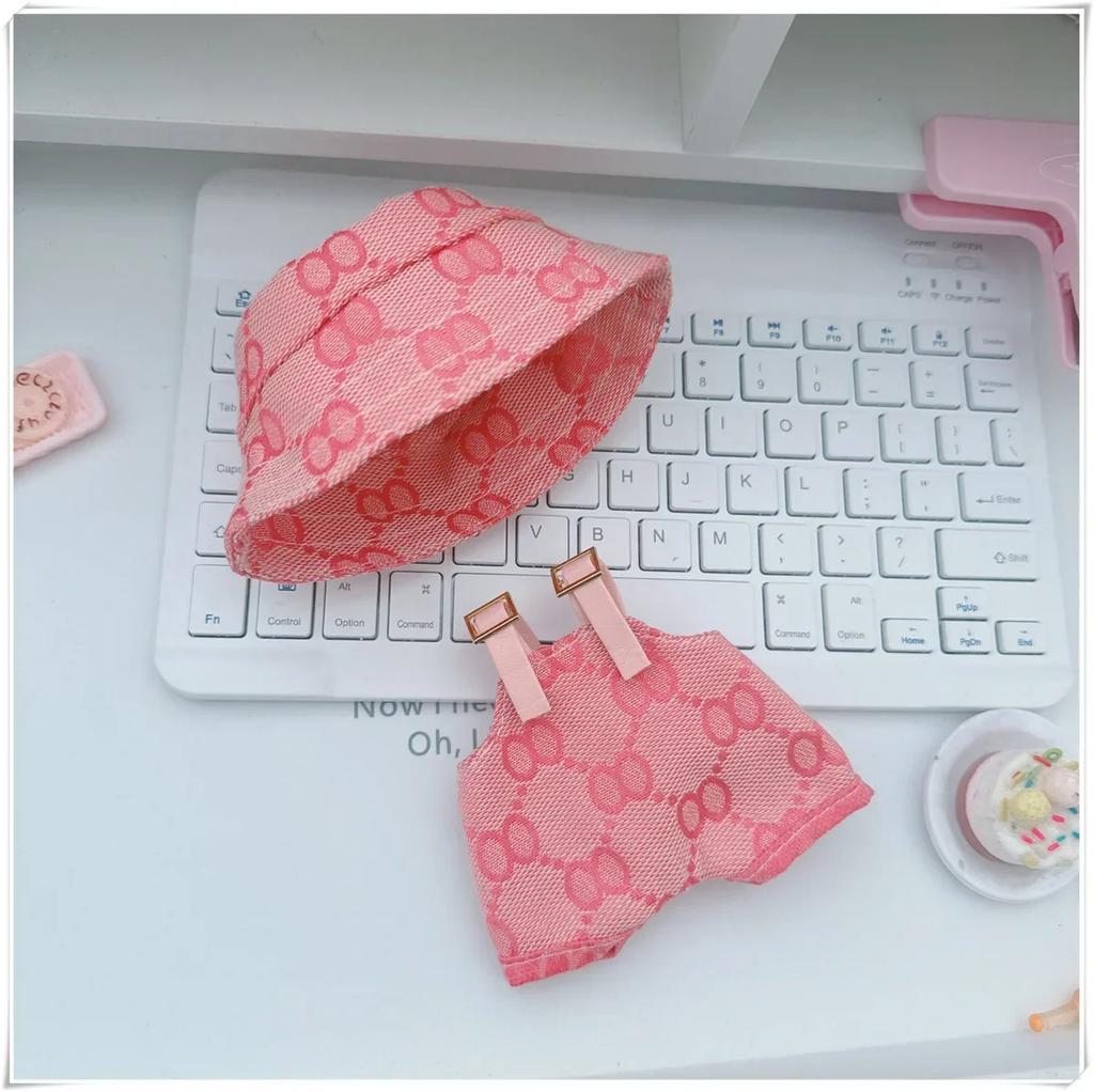 Ropa para muñeca Labubu V1 V2 V3 conjunto de monos Labubu GG accesorios para muñecas a juego de colores blythe doll clothes