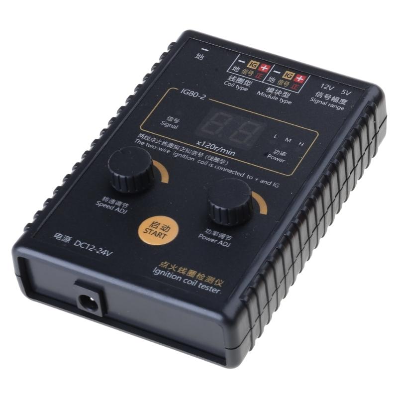 12V~24V IG80 Detector Profesional Bobină de Aprindere Auto Tester Motor pe Gaz Natural Instrument de Diagnosticare și Reparare Vehicule