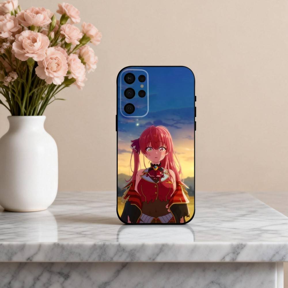 

H-Houshou M-Marine H-Hololive-E Phone Case For Samsung S25,S24,S21,S22,S23,S30,Ultra,S20,Plus,Others Soft Black Case Samsung S235G
