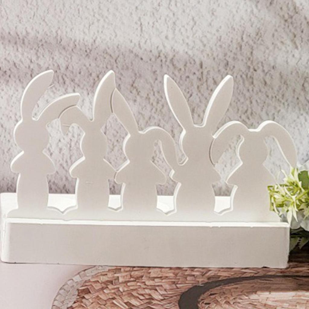 Easter Bunny Silicone Mold Easter Decoration Making Supplies Rabbit Candle Holder Insert Mold For Candle Holder Insert Plaster