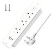 AC110 250V Extension Power Strip Electric Hidden Outlets Household Appliances Concealed Socket Plug Built-in Desktop Socket