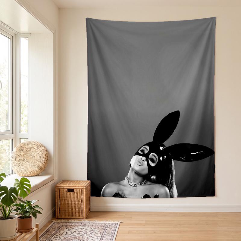 Ariana Grande (23) Wall Tapestry Stylish Wall Hanging for Bedroom Living Room Dorm Nice Present for Family and Friends