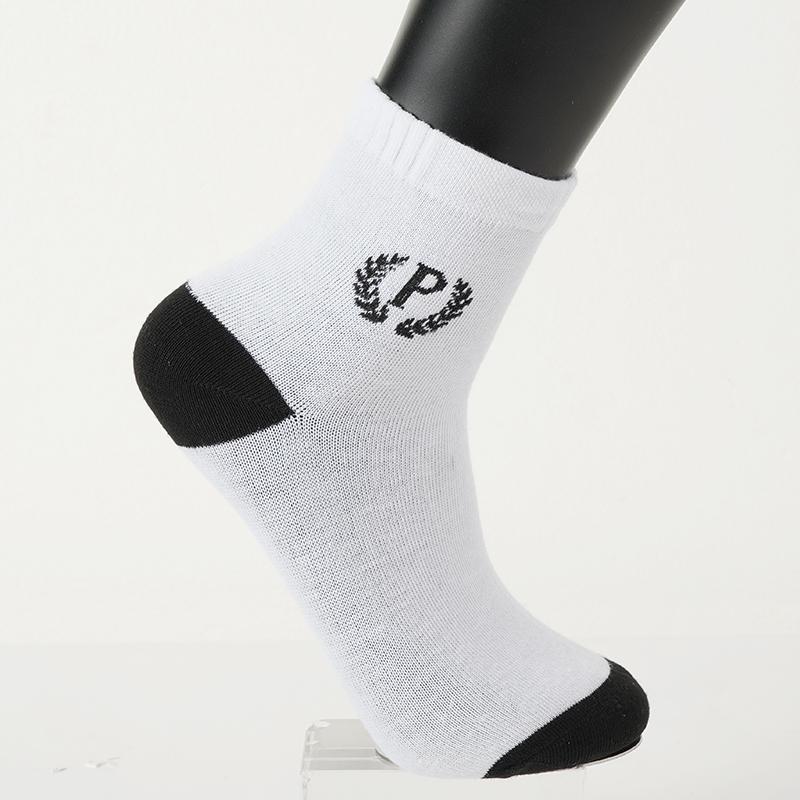 

Чоловічі антибактеріальні шкарпетки до середини гомілки осінні та зимові протиковзкі літерні дихаючі спортивні шкарпетки One size білий