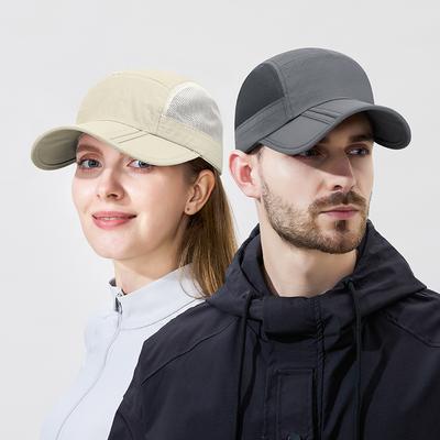 Unisex Fällbar Utomhus Löpning Cykling Solskydd Keps Keps för Solskydd Snabbtorkande