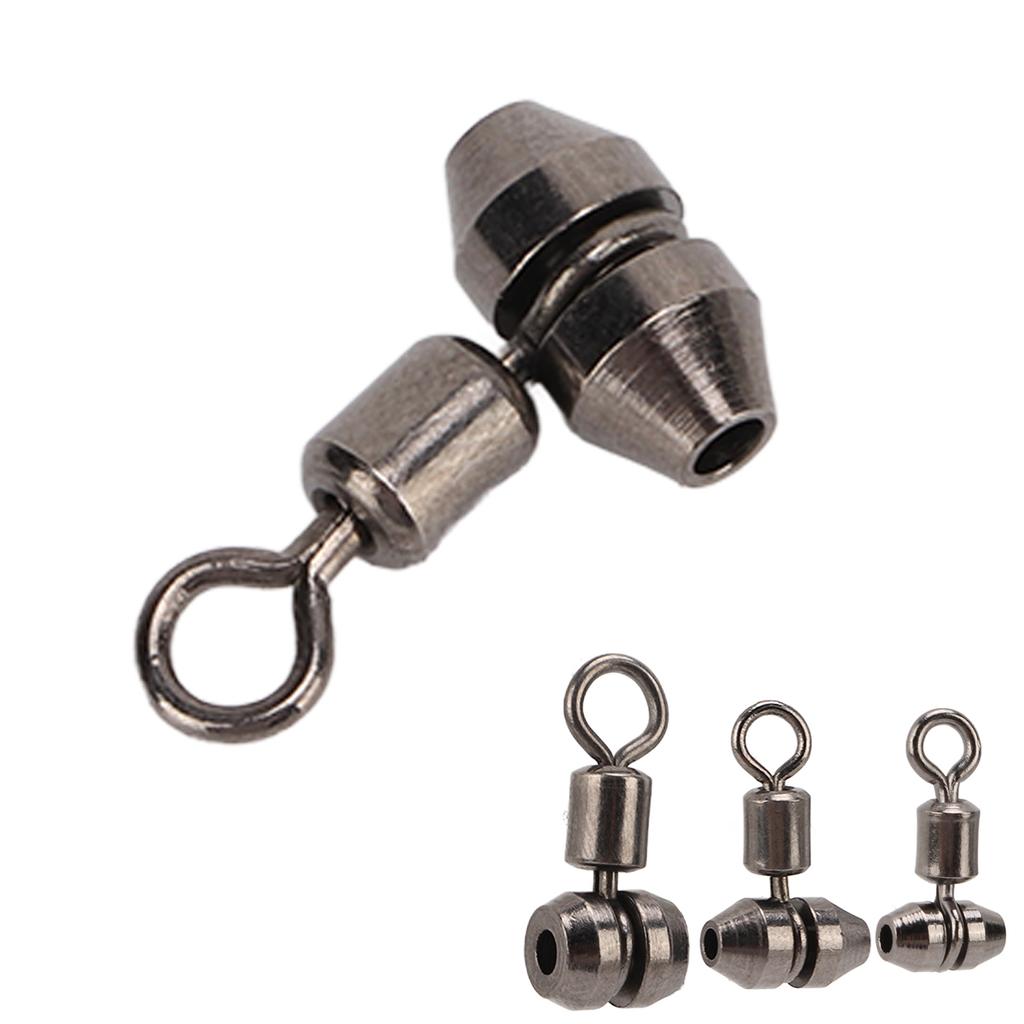 10ks Třícestné rybářské obratlíky T Otočný mosazný sud Trojitý obratlík Křížové spojky pro lov na vlasci