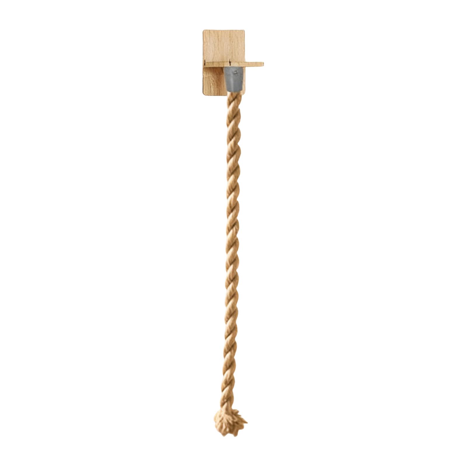

Wood Wall-mounted Suction Cup Climbing Rope For Small Apartments, Space-saving Hanging Toy For Entertainment And Climbing One Size