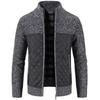 Maglione cardigan con collo alto autunno e inverno maglione casual spesso cappotto caldo alla moda da uomo