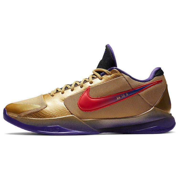 Nike x UNDEFEATED Zoom Kobe 5 'Hall Of Fame' Comfortable Round Toe Collaboration Low top Performance Basketball Shoes DA6809-700