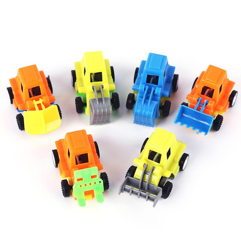 Mini Pull Back Car Colorful Car Engineering Vehicle Model Children Educational Toy