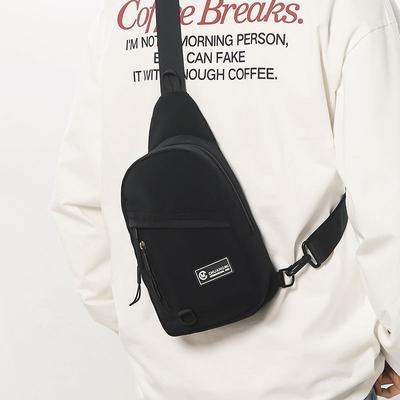 Japanese Trend Men's and Women's Same Casual Versatile Ins Wind Chest Bag Commuting Travel Sports Wind Simple Messenger Bag