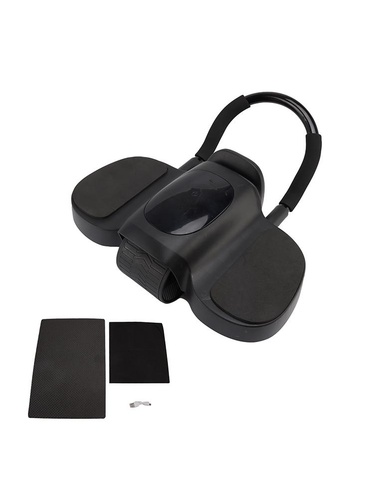 Upgraded Ab Roller with Elbow Support,Auto Rebound & LCD Display – Includes Knee Pads,Timer & Core Trainer,Perfect for Home Workouts Black