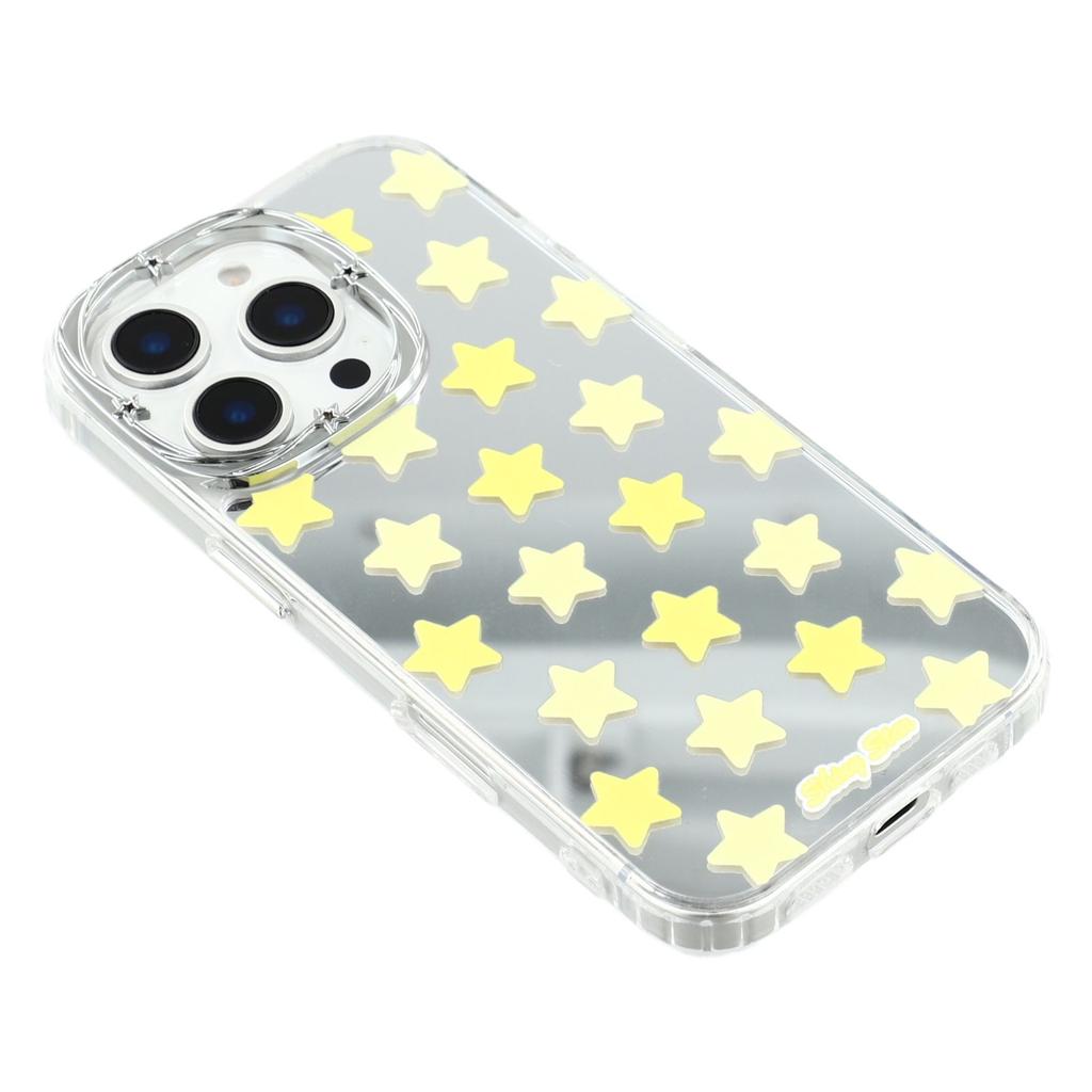 For iPhone 16 Pro Case Star Mirror Series TPU+Acrylic Phone Back Cover