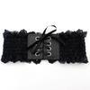Adjustable Elastic Cummerbunds PU Leather Waist Corset Punk Wide Belt  Ladies