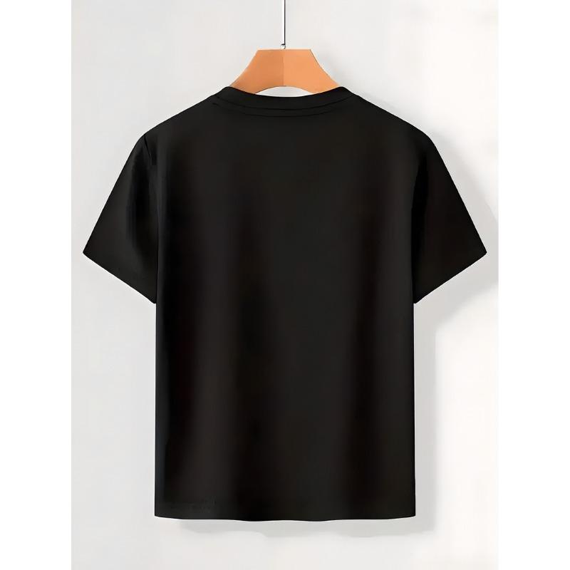 European Size Hip-Hop Rapper Portrait Men's T-Shirt, 2026 Summer New Arrival Short Sleeve, European and American High Street Style  Print Top