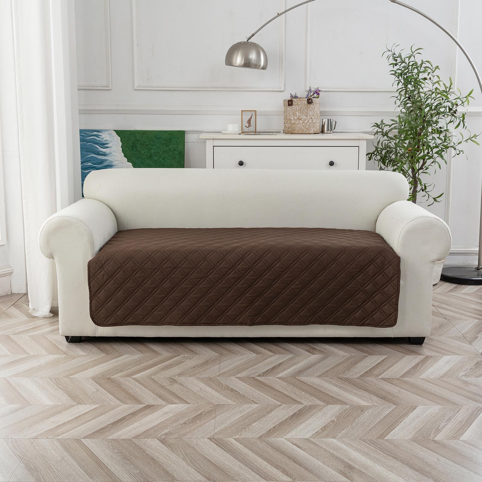 Genina Waterdichte Bankhoes, Wasbare Bank Sofa Hoes voor Huisdiervriendelijk, Meubel Slipcover 100x198cm