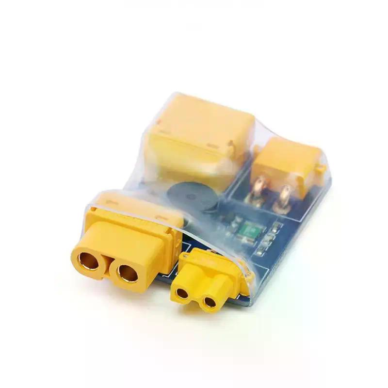 1Pcs FPV Drone RC Car Parts XT30 XT60 Lipo Battery Short Circuit Protection Switch With Alarm Buzzer LED ESC Flight Controller