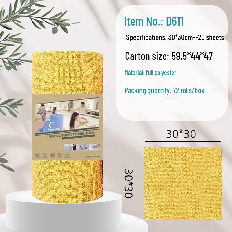 Thick Tearable Kitchen Towels - Absorbent & Easy-to-Clean Dishwashing Wipes