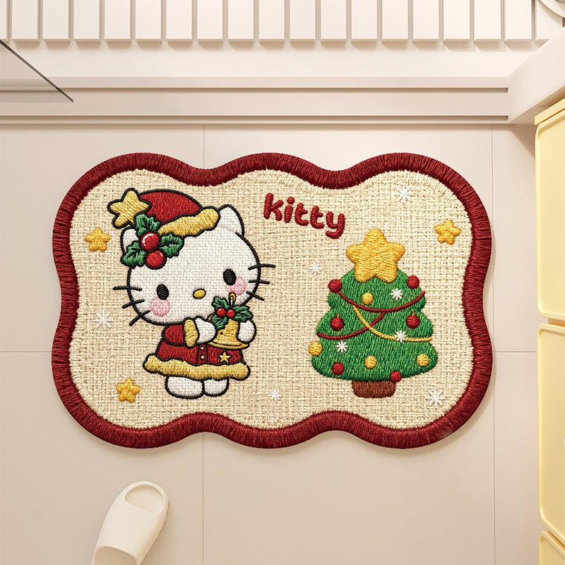 Quick-Dry Cartoon Diatom Mud Bathroom Door Mat – Absorbent & Non-Slip