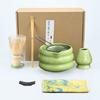 7pcs/set Japanese Style Matcha Tea Set With Tool Rack, Including Bowl, Whisk, Spoon, Great Gift For Ceremony, Traditional Japane