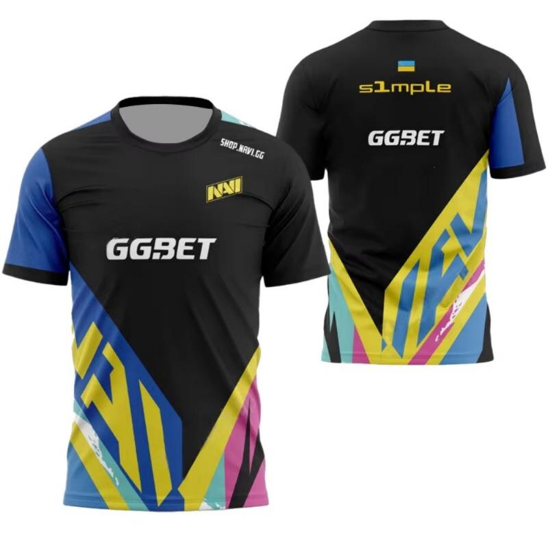 

2026 Navy E-Sports Team Uniform Men s T-Shirt Csgo Competition Player Jersey T-Shirt Navy Champion Quick Dry Boys T-Shirt S