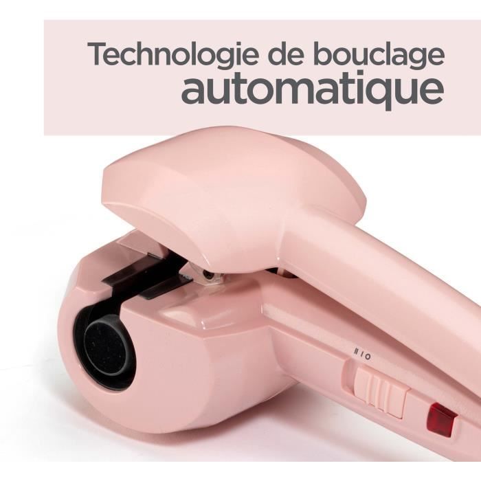 Boucleur - babyliss - 2664pre curl secret rose blush - pour des boucles faciles et sans effort