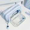 Girl Large Capacity Aesthetic Pencil Bag School Cases Cute Stationery Holder Bag Zipper Pencil Pouch Student School Supplies
