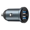 WIWU Wi?CC031 Nano Lite 12W Aluminum Alloy Car Charger Dual USB QC3.0 Fast Charging Adapter