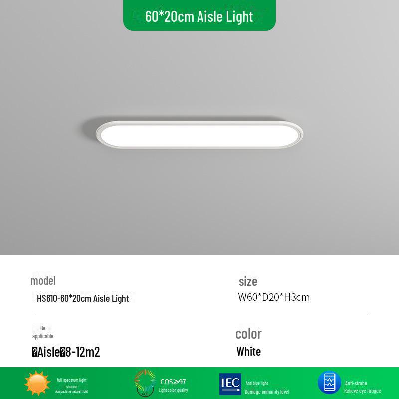 High-End Ultra-Thin Full Spectrum Round Ceiling Lamp for Living Room, Hall & Bedroom