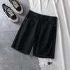 2024 Korean High-Waist Slimming Loose Straight-Leg Denim Shorts for Women