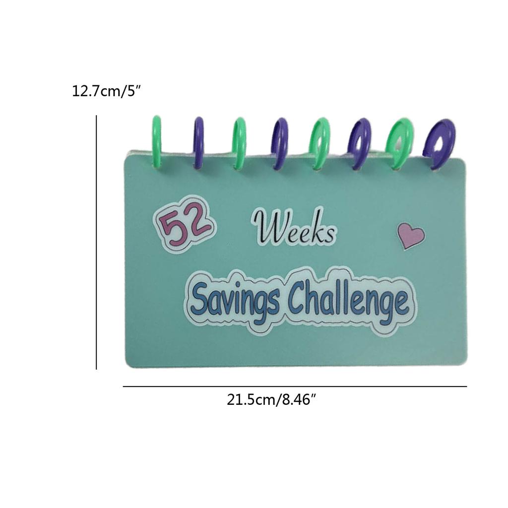 Budget Book 52 Week Binder Saving Challenge Reusable Cash Planner Envelope Couple Money Saving Organizers Cash Stuffing