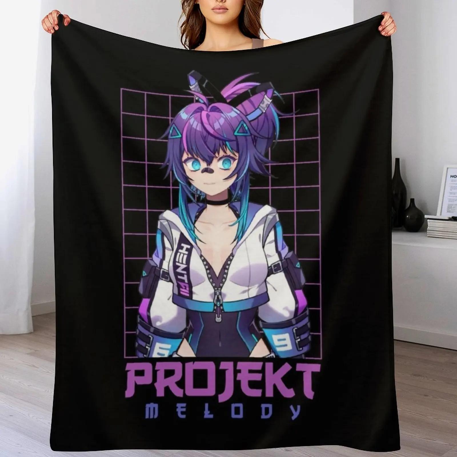 Most Liked Projekt Melody Throw Blanket Breathable Lightweight Blanket for Adults Kids Size: 75*100cm, Weight: 230 GSM