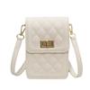 2025 New Trendy and Fashionable Versatile Vertical Small Bag, Diamond Mobile Phone Bag for Mobile Phone, Shoulder Messenger Bag.