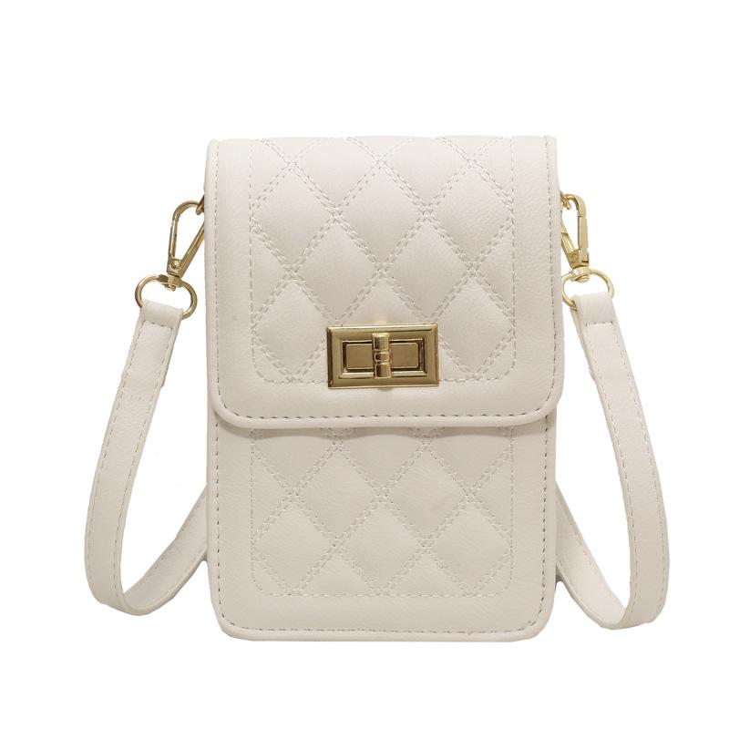 2025 New Trendy and Fashionable Versatile Vertical Small Bag, Diamond Mobile Phone Bag for Mobile Phone, Shoulder Messenger Bag.