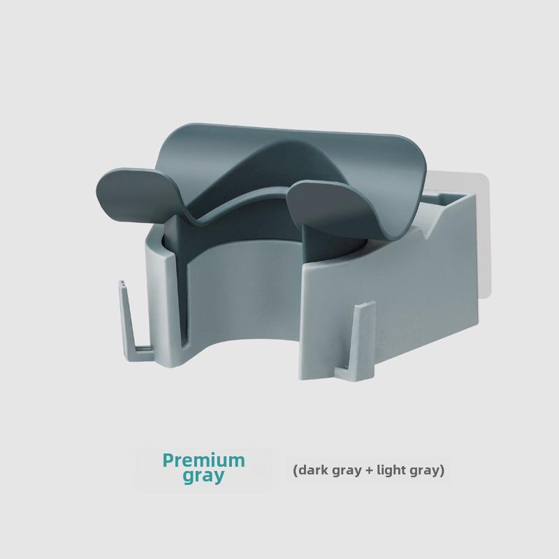 

Вращающаяся подставка для фена без помощи рук – удобный пластиковый держатель, не требующий сверления