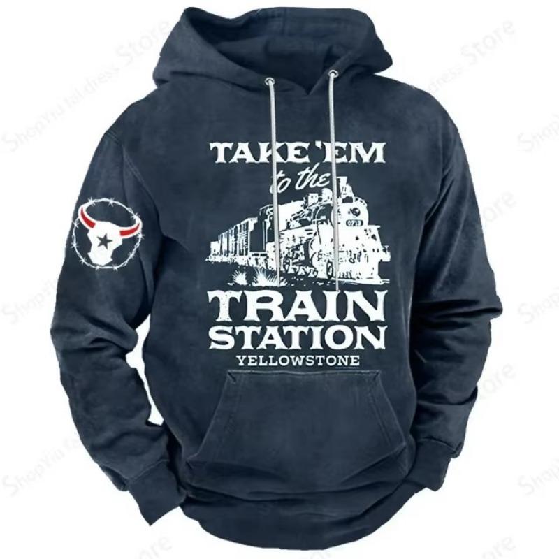 

Винтажные толстовки с капюшоном Yellowstone с 3D-принтом и графическим принтом Мужская модная толстовка с капюшоном Толстовка для мальчиков Женская толстовка для активного отдыха Мужская 6XL