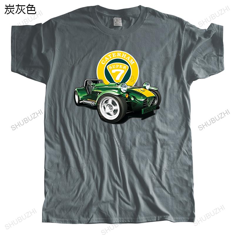 

мужская хлопковая футболка летняя повседневная футболка Брендовая одежда CATERHAM SUPER 7 Высокое качество лучший подарок Мужская футболка с коротким рукавом M