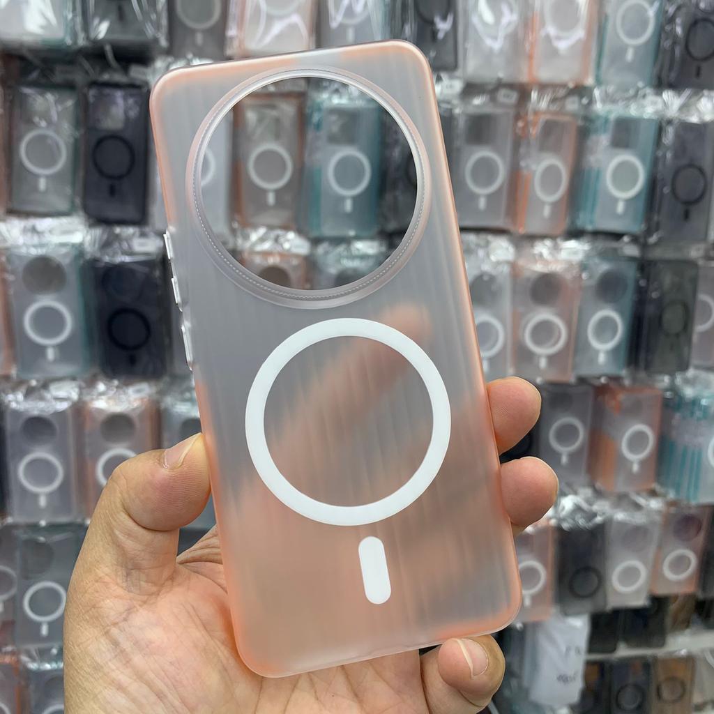 For Xiaomi 15 14 Ultra Case ELVEV Ultra-Thin Anti-fingerprint Hard PC Corrugated Clear Back Cover for Xiaomi Mi 15 Ultra