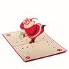 3D Christmas Blessing Card with Greeting Card Christmas Gift Accessories DIY Blessing Message Christmas Tree Card