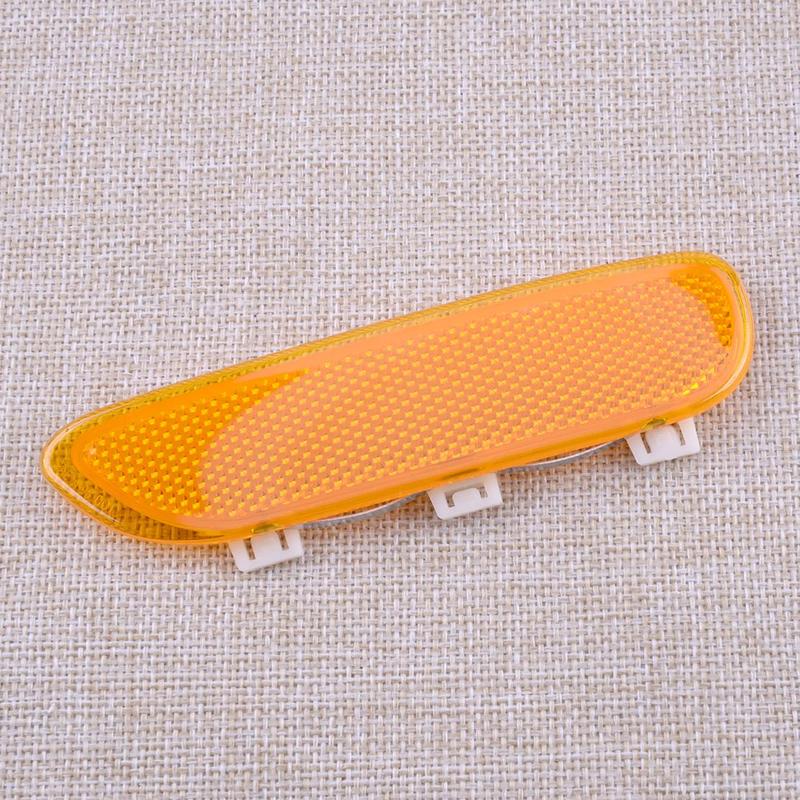 53148383012 BM2556101 2Pcs Amber Lens Front Bumper Side Marker Reflector 63148383011 Fit for BMW E46 3 Series M3 2D Coupe