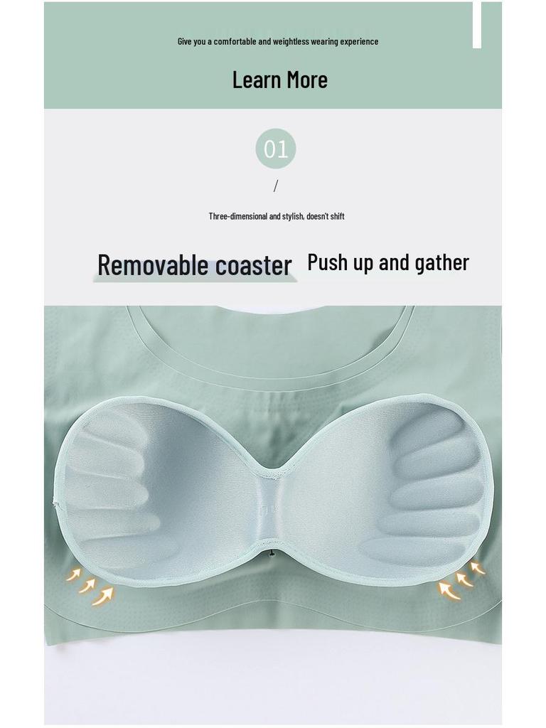 Top-Selling Japanese Seamless Ice Silk Women's Yoga Sports Bra