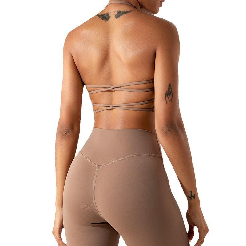 Export New Arrival Sports Intimates Women's Yoga Clothes Vest Pilates Beauty Back Running Sports Gym Bra Tops