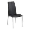 Asama UPHOLSTERED CHAIR, BLACK, STEEL BASE