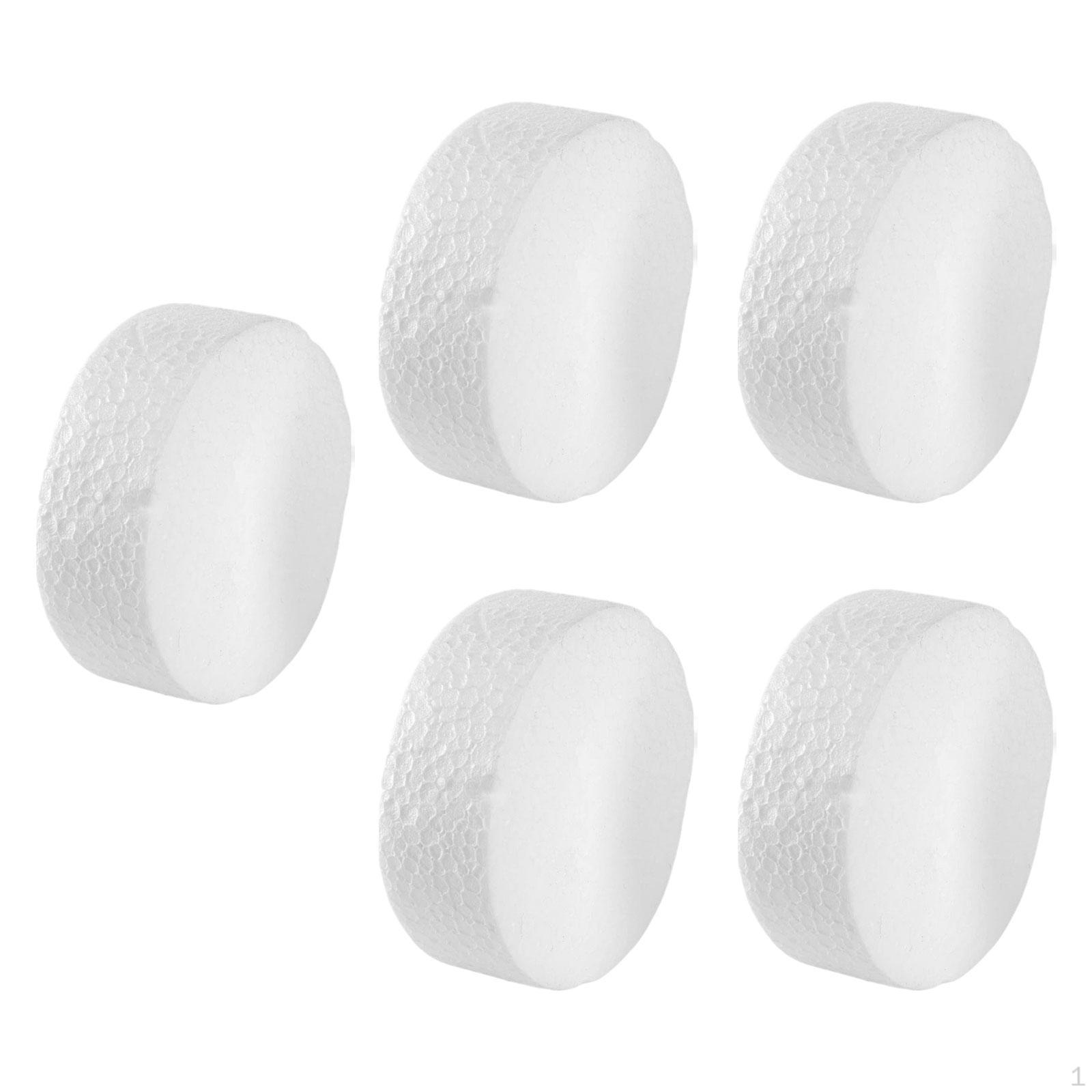 

5 круглых пенопластовых муляжей для декора вечеринок и творческих проектов 20 cm x 10 cm