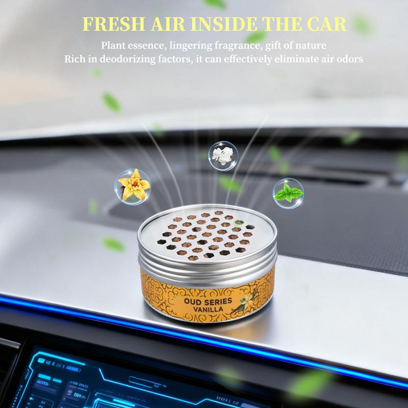 1Pcs Long-Lasting Auto Wood Blocks Perfume Car Solid Aromatherapy Air Freshener Car Deodorant Odor Remova Car Decoration